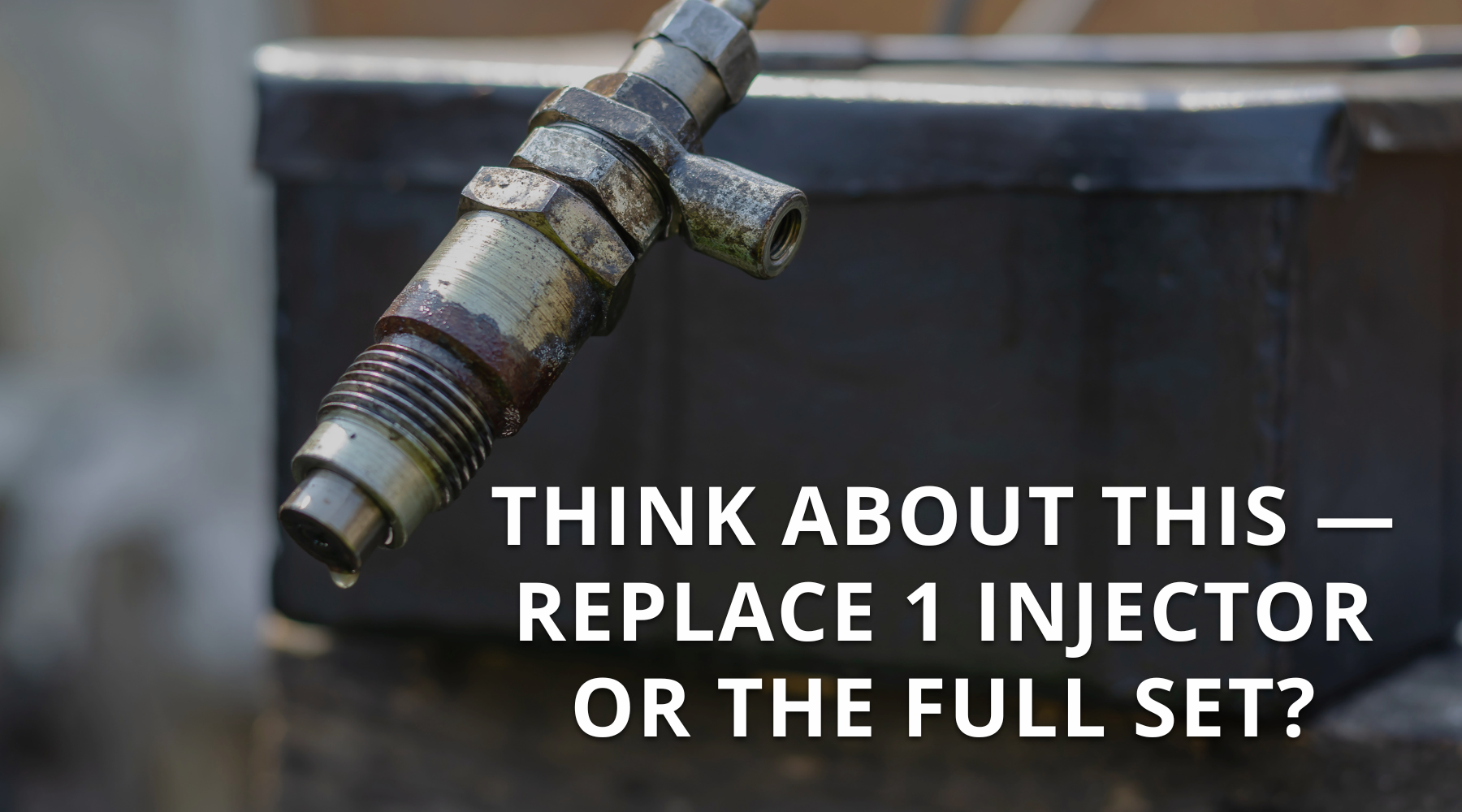 article do i replace a single fuel injector or the entire set