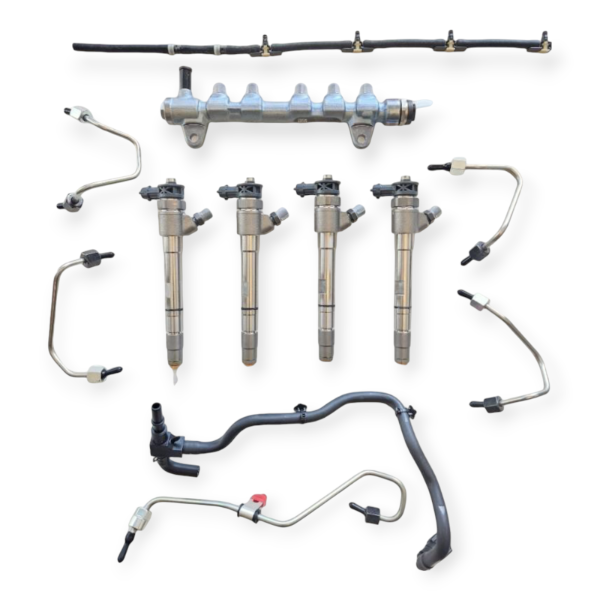 DM02 Fuel Replacement Kit fits Bobcat; Injectors, Rail