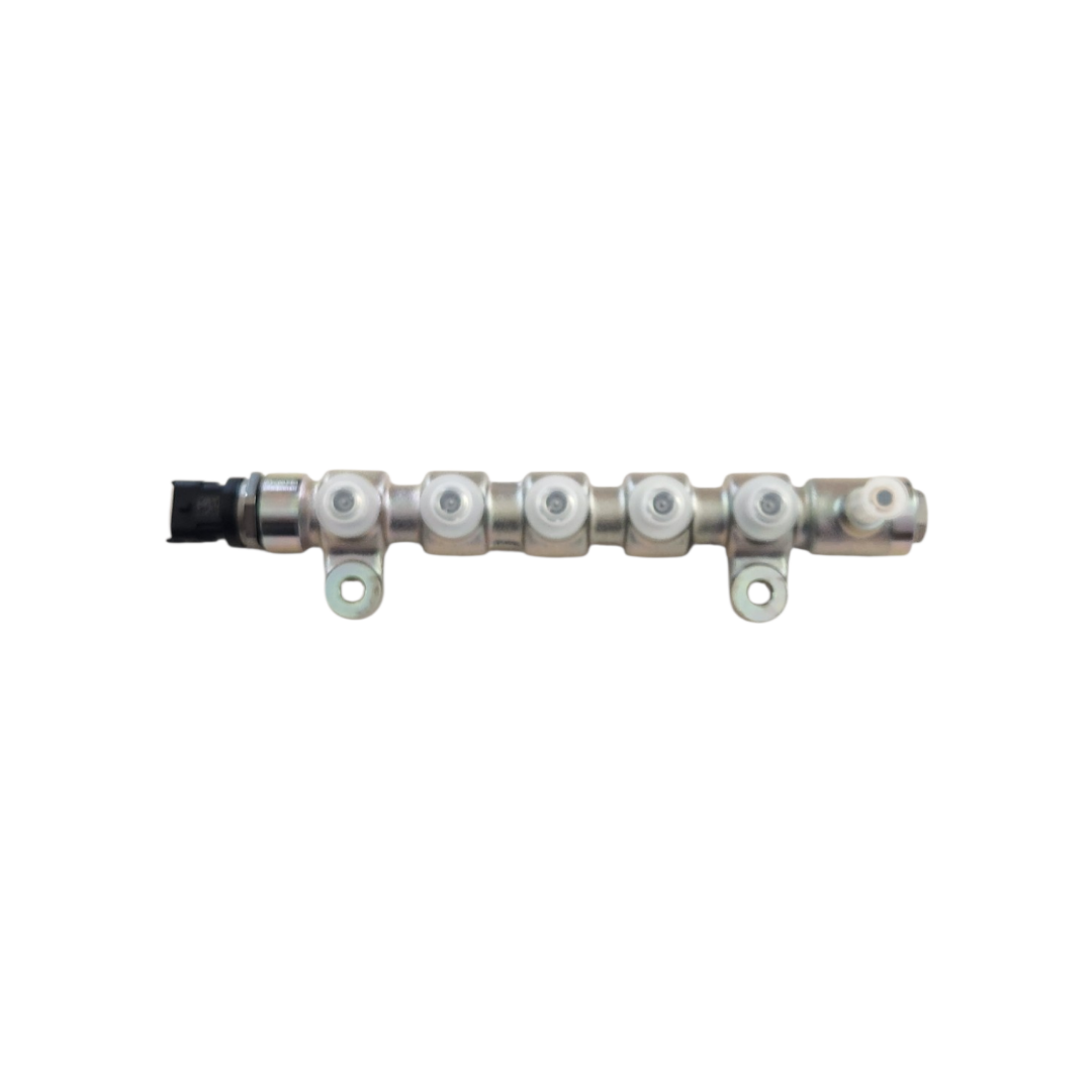 129C00-57000 Common Rail for Yanmar 4TNV Engine John Deere Bobcat — front view

