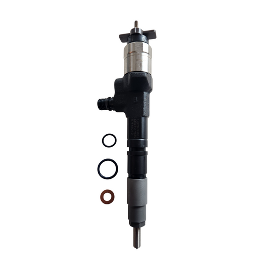 Fuel injector 1J520-53075 for Kubota V6108 engine front view