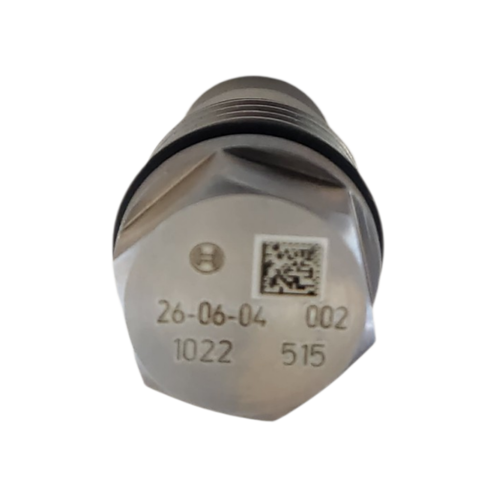 2854543 Pressure Relief Valve for Case New Holland Iveco Engine — front view