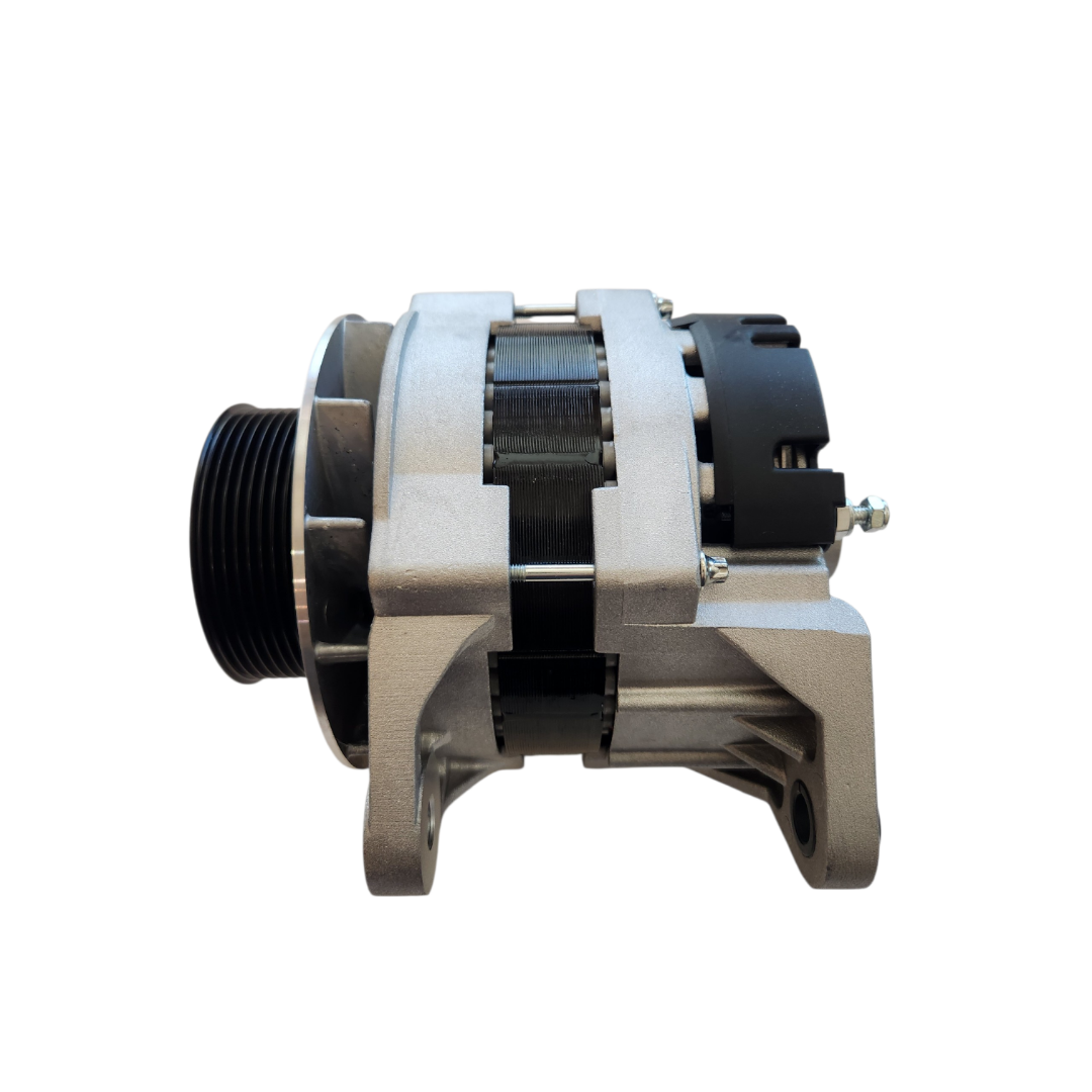 Doosan DL06 alternator 300901-00033 installed on engine