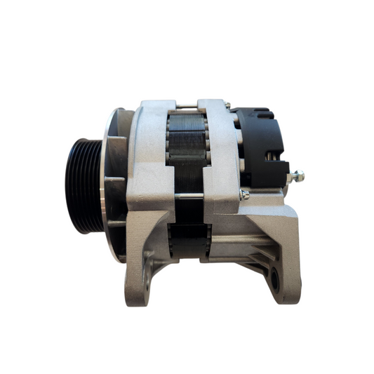 Doosan DL06 alternator 300901-00033 installed on engine