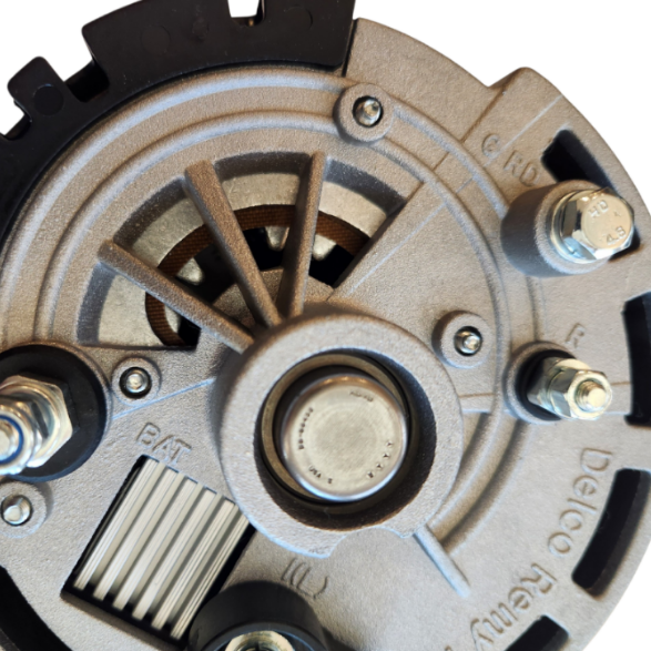 Doosan alternator 300901-00033 for DL06 engine front view