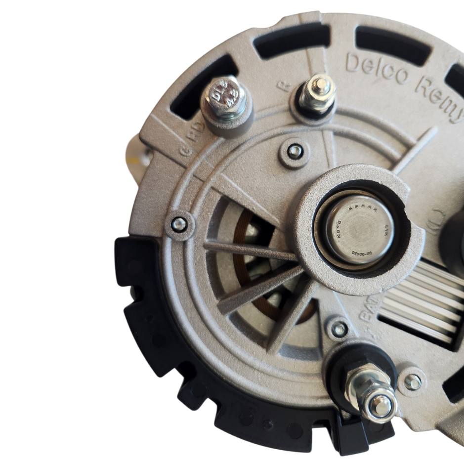 Doosan alternator 300901-00034 for DB58 engine front view