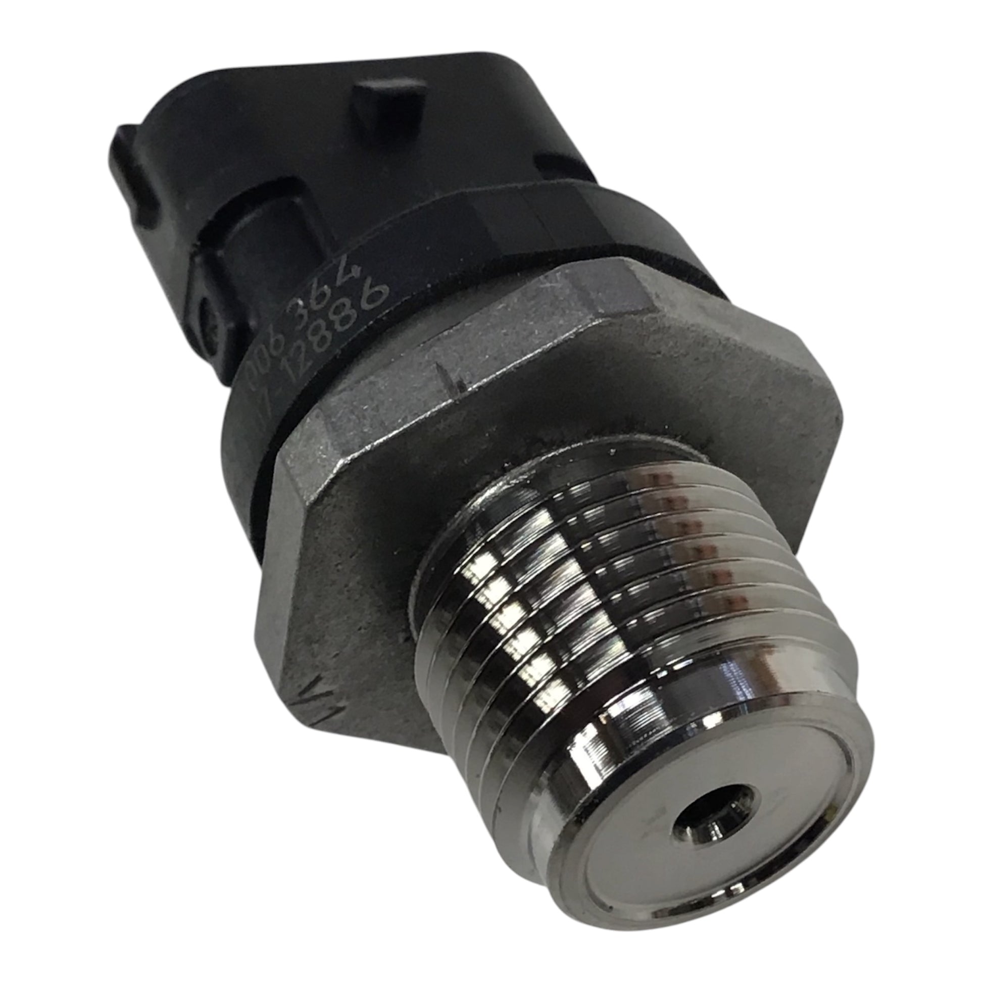 65.27114-5002 Fuel Rail Pressure Sensor fits Doosan DL06 DL08 Engine — front view