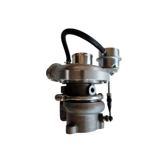 Top view of billet turbo for Bobcat D24 engine with premium aftermarket fit