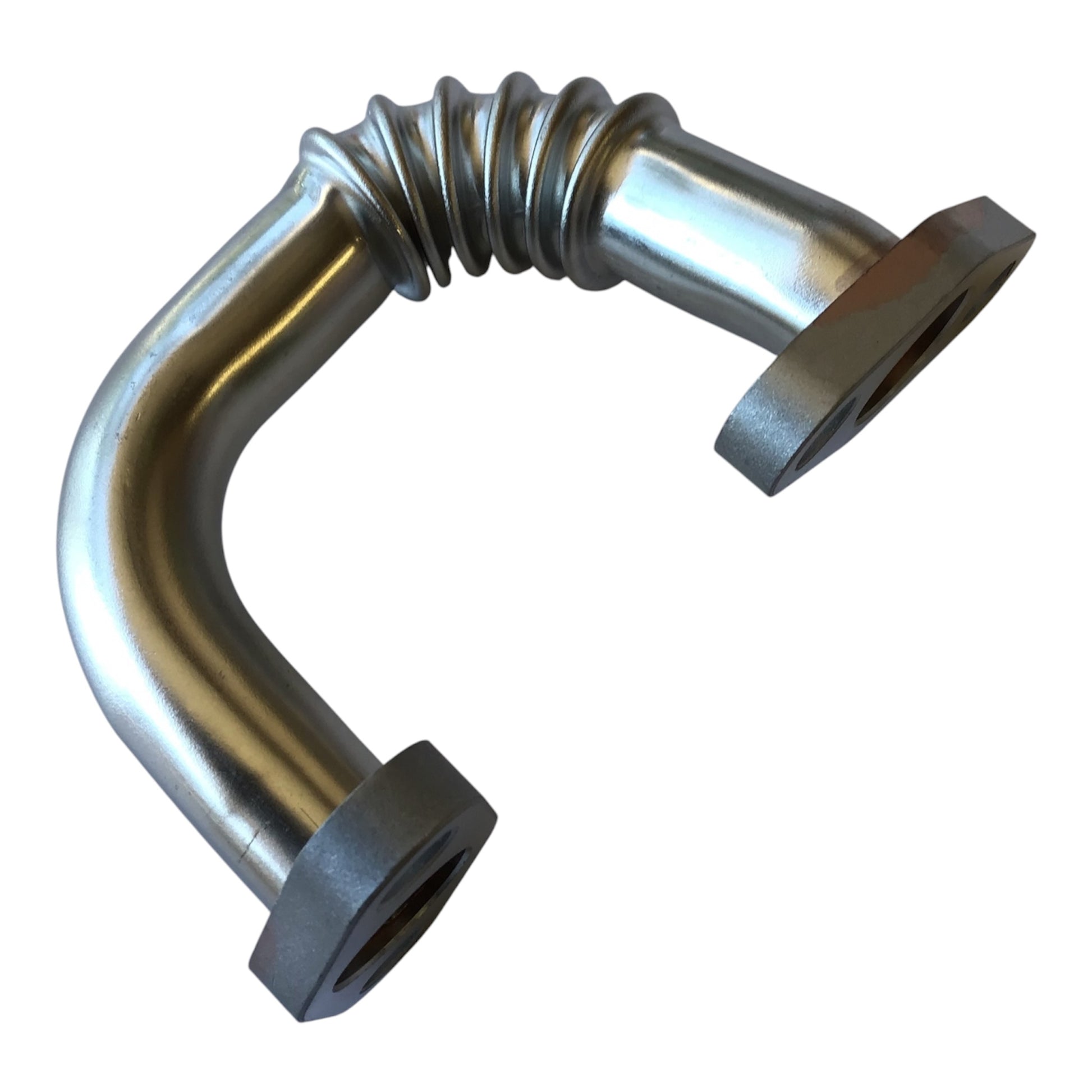 Replacement EGR Pipe 7030385 fits Bobcat D24 T590 T595 T630 T650 5600 5610 — connector detail