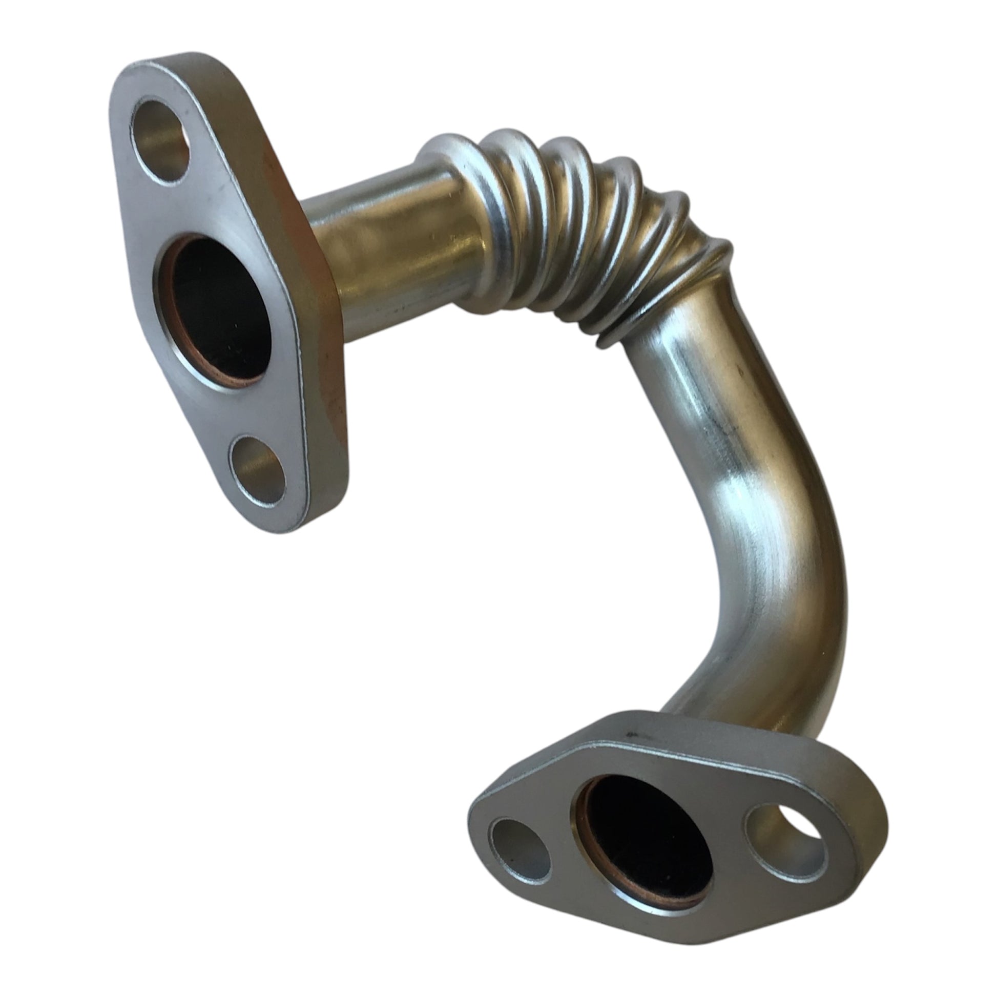 7030385 EGR Pipe fits Bobcat D24 DL02 Engine S510 S530 S550 T450 T550 — front view