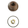 photo of a gear kit for the d34 engine includes gear, nut flange, collar and rings