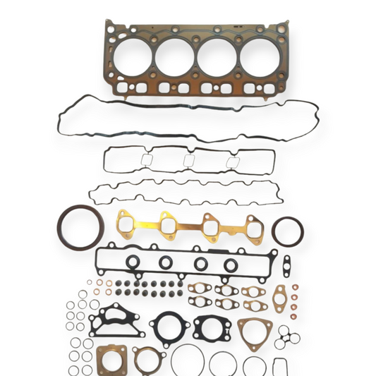 Full layout of DM02 Overhaul Gasket Kit – includes head gasket, piston rings, seals, O-rings, and other essential components