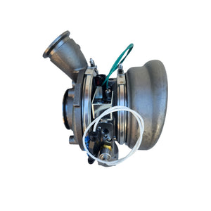 Front view of DZ120173 Aftermarket Turbo for John Deere 8R tractors