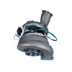 Front view of DZ120173 Aftermarket Turbo for John Deere 8R tractors