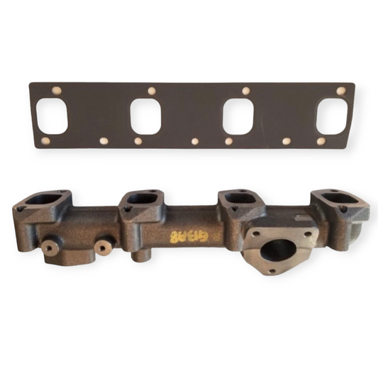 exhaust manifold with gasket for doosan bobcat d34 engines