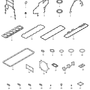 65.99601-8071 | DL06 Overhaul Gasket Kit for Doosan Engine Tier 3