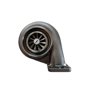 Side view of John Deere turbo RE19778 / SE500256 – fits 6466T engines