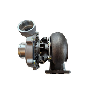 Close-up of Garrett-style turbo 466608 for John Deere 6466T